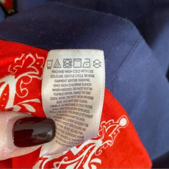 Tommy Hilfiger Navy Blue Spring Trench Coat with Hood - 4 china - Picture 12 of 12